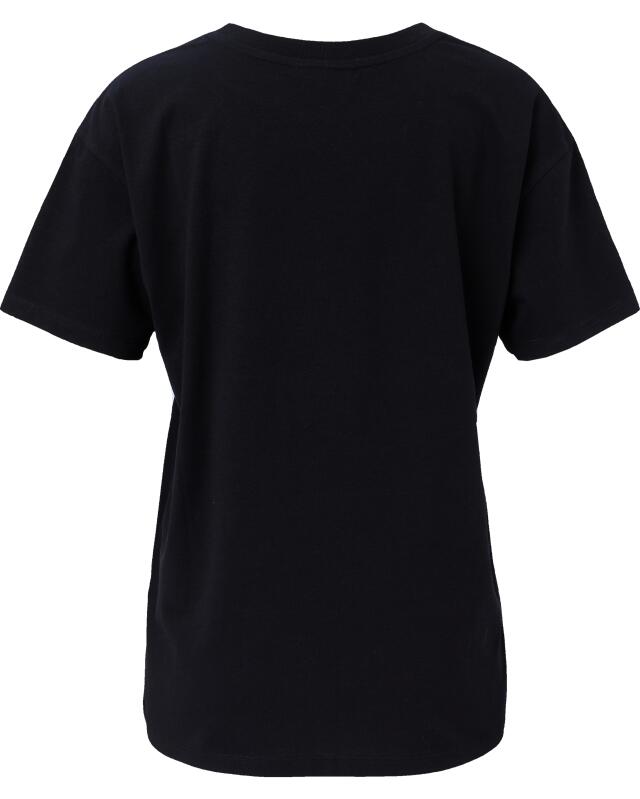 T-shirt à imprimé doré femme, noir (KiK T-Shirt mit goldenem Print (schwarz)) — KiK, produit allemand authentique au Maroc