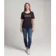 Camiseta con inscripción