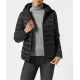 Einfarbige Steppjacke
