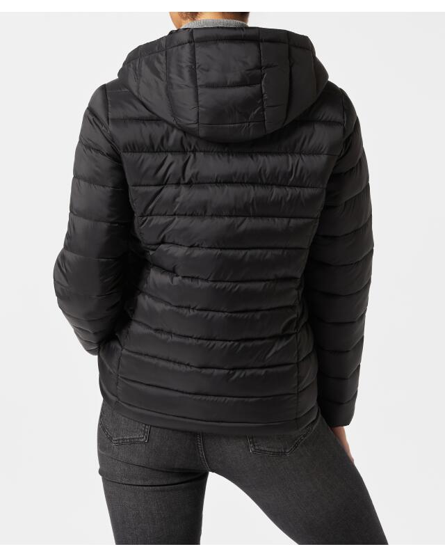 Doudoune légère femme, noir (KiK Einfarbige Steppjacke (schwarz)) — KiK, produit allemand authentique au Maroc