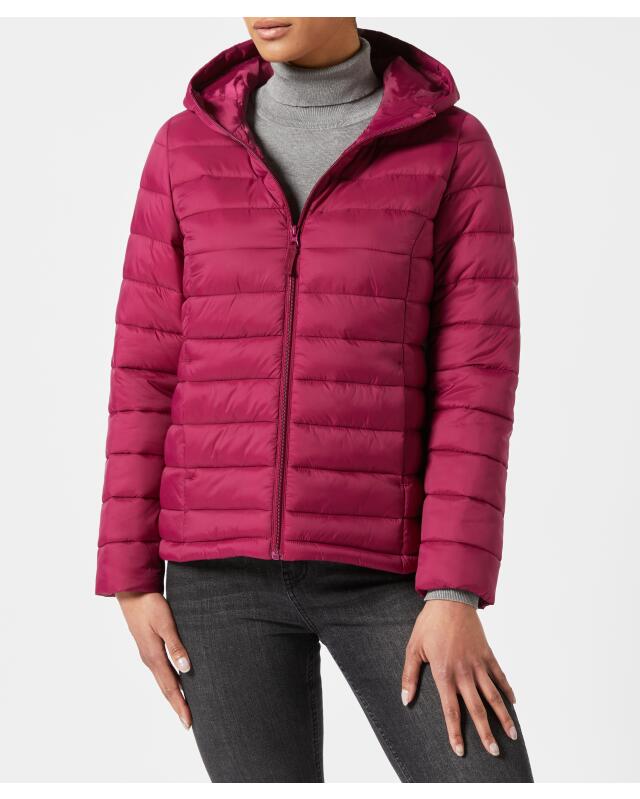 Doudoune légère femme, baie (KiK Einfarbige Steppjacke (beere)) — KiK, produit allemand authentique au Maroc