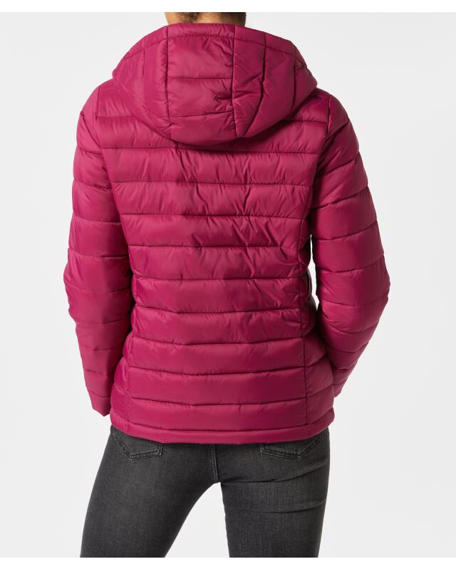 Doudoune légère femme, baie (KiK Einfarbige Steppjacke (beere)) — KiK, produit allemand authentique au Maroc