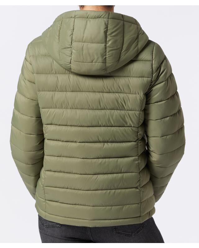 Doudoune légère femme, kaki (KiK Einfarbige Steppjacke (Khaki)) — KiK, produit allemand authentique au Maroc