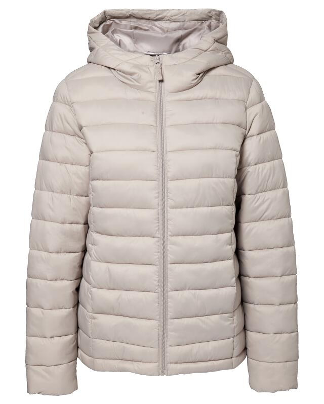 Lightweight puffer jacket for women, natural (KiK Einfarbige Steppjacke (naturfarben)) — KiK, authentic German product in Morocco