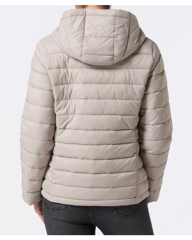 Lightweight puffer jacket for women, natural (KiK Einfarbige Steppjacke (naturfarben)) — KiK, authentic German product in Morocco