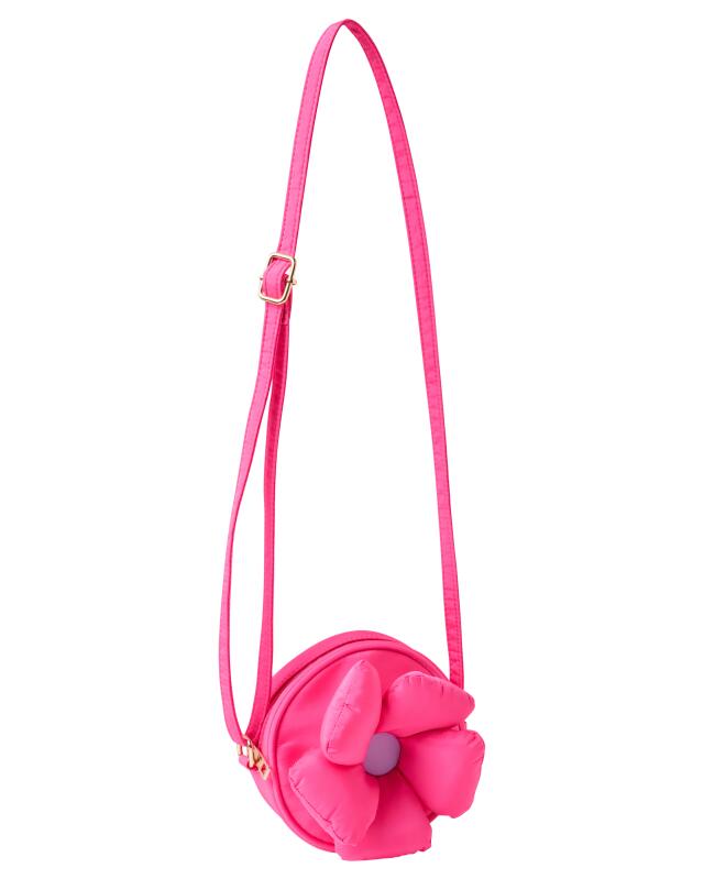 حقيبة كتف بتصميم زهرة للبنات، فوشيا (KiK Umhängetasche Blume (pink)) — KiK, منتج ألماني أصلي في المغرب