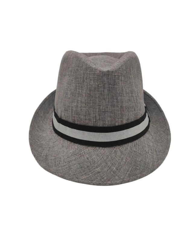 Fedora-style hat for women, grey — KiK, authentic German product in Morocco