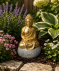 Goldfarbener Deko-Buddha gold