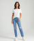 Modische Mom-Jeans jeansblau