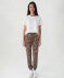 Freizeithose Leo Leopardendruck