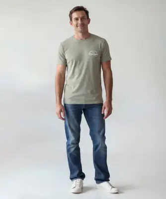 T-Shirt mit Front- und Backprint