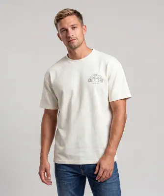 T-Shirt mit Front- und Rückenprint