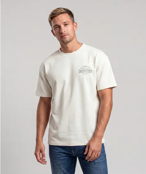 T-Shirt mit Front- und Rückenprint