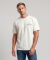 T-Shirt mit Front- und Rückenprint offwhite