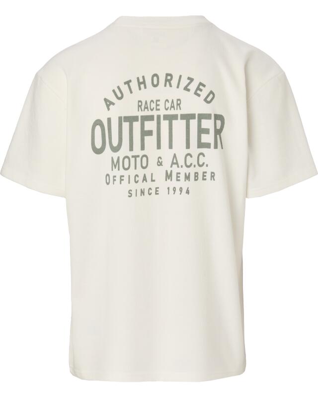 T-shirt à imprimé devant et dos homme, blanc cassé (KiK T-Shirt mit Front- und Rückenprint (offwhite)) — KiK, produit allemand authentique au Maroc