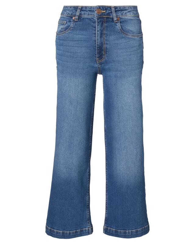 7/8-length denim culottes for women, dark denim (KiK Jeans-Culotte in 7/8-Länge (jeansblau dunkel)) — KiK, authentic German product in Morocco