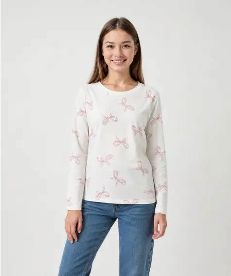 Langarmshirts Schleifen