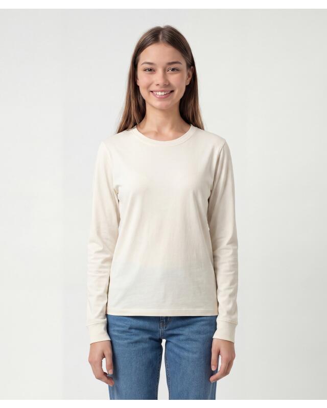 Long-sleeve tops for girls, off-white (KiK Langarmshirts (offwhite)) — KiK, authentic German product in Morocco