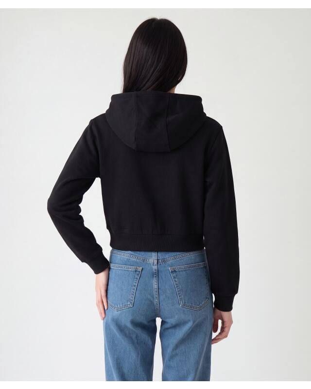 Zip-up sweat jacket for girls, black (KiK Sweatjacke in Schwarz (schwarz)) — KiK, authentic German product in Morocco