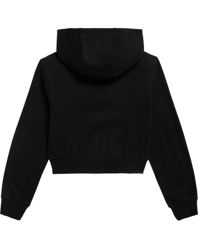 Zip-up sweat jacket for girls, black (KiK Sweatjacke in Schwarz (schwarz)) — KiK, authentic German product in Morocco