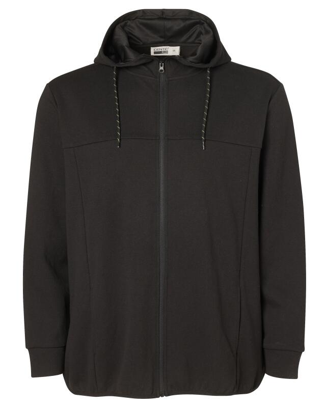 سترة سويت بسحاب للرجال، أسود (KiK Sweatjacke mit Reißverschluss (schwarz)) — KiK, منتج ألماني أصلي في المغرب