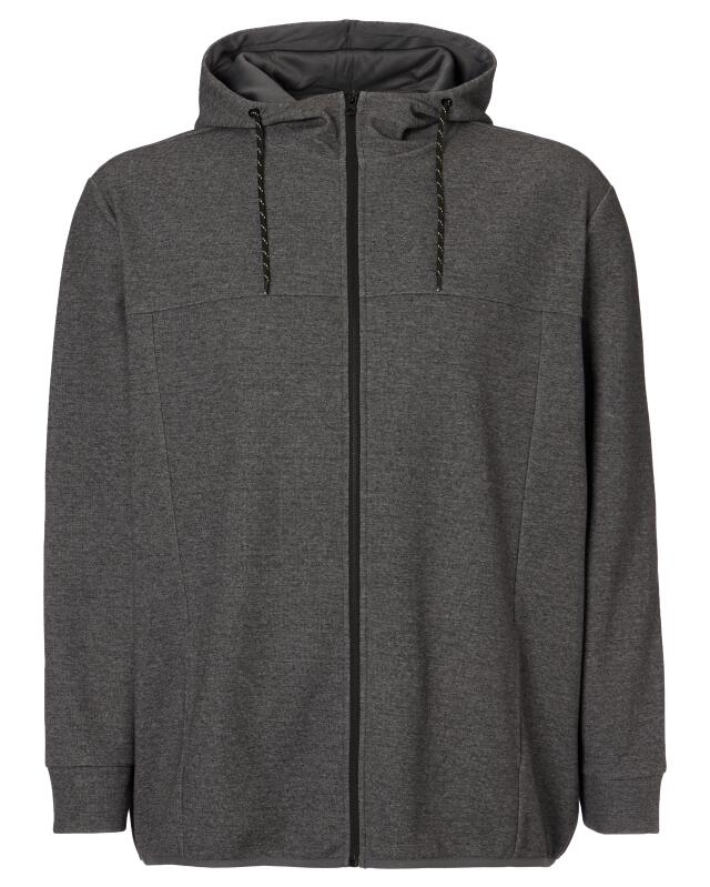 Veste sweat zippée homme, anthracite chiné (KiK Sweatjacke mit Reißverschluss (anthrazit melange)) — KiK, produit allemand authentique au Maroc