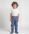 Regenhose mit elastischem Bund blau