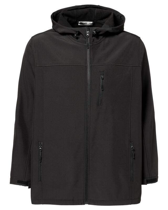 Veste softshell homme, noir (KiK Schwarze Softshelljacke (schwarz)) — KiK, produit allemand authentique au Maroc