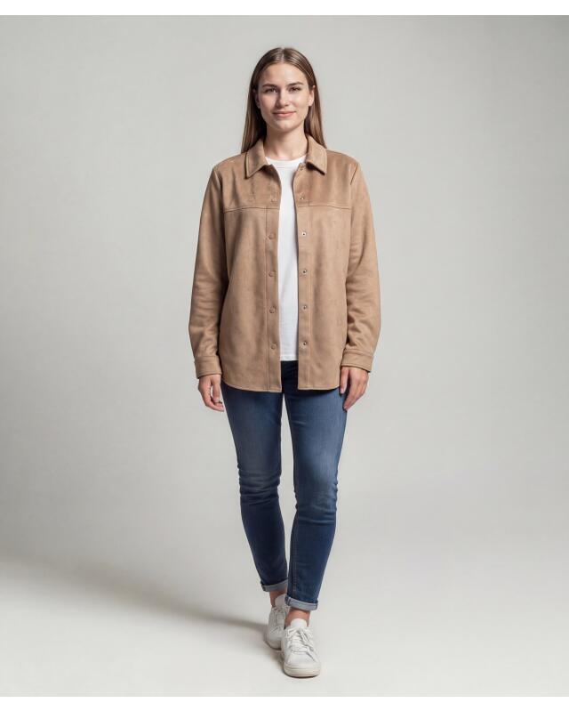 جاكيت واسع للنساء، بني فاتح (KiK Jacke Oversize (hellbraun)) — KiK, منتج ألماني أصلي في المغرب