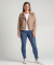 Jacke in Wildlederoptik hellbraun