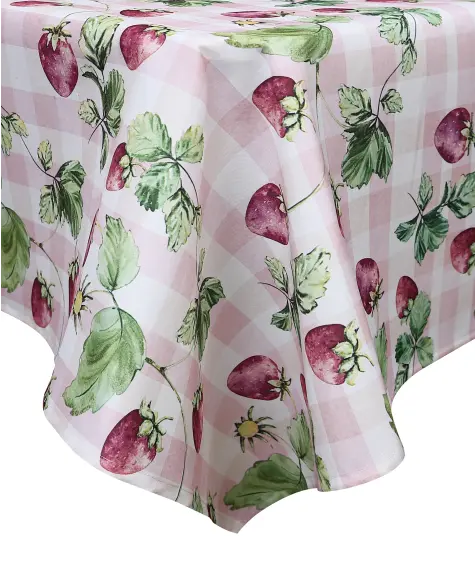 Wasserabweisende Tischdecke mit Früchten