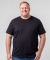 T-shirt eenvoudig zwart