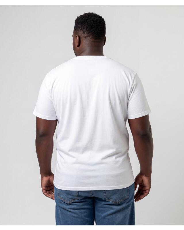 T-shirt simple homme, blanc (KiK Schlichtes T-Shirt (weiß)) — KiK, produit allemand authentique au Maroc