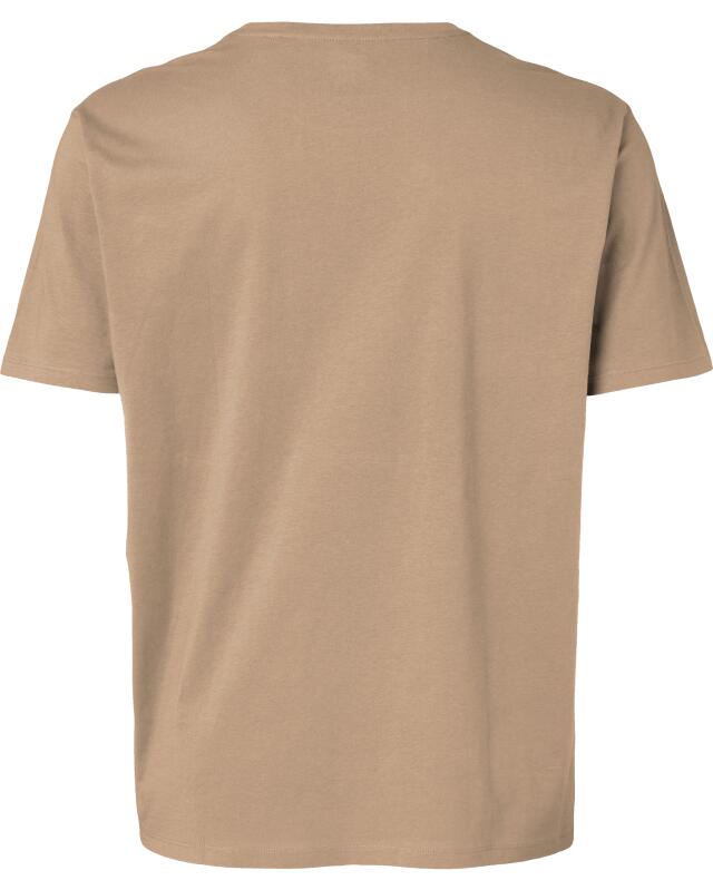 Plain T-shirt for men, taupe (KiK Schlichtes T-Shirt (taupe)) — KiK, authentic German product in Morocco