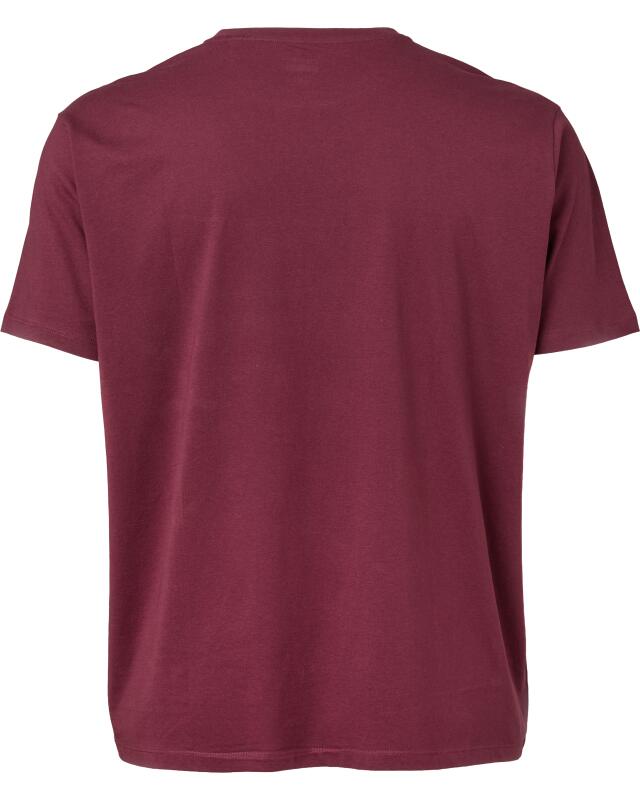 T-shirt simple homme, bordeaux (KiK Schlichtes T-Shirt (bordeaux)) — KiK, produit allemand authentique au Maroc