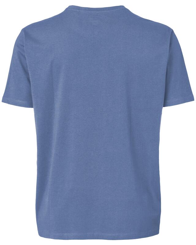 T-shirt simple homme, bleu jean (KiK Schlichtes T-Shirt (jeansblau)) — KiK, produit allemand authentique au Maroc