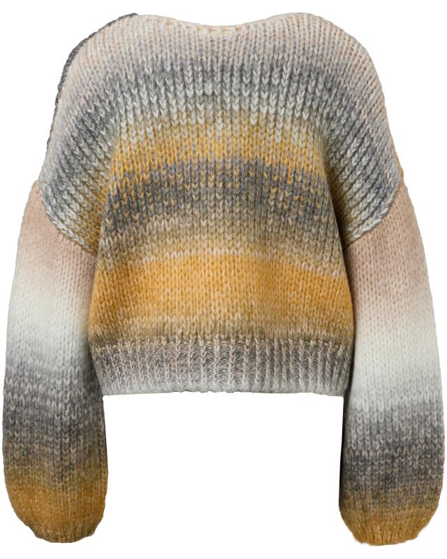 كنزة تريكو بنسبة صوف للنساء، أصفر/بيج (KiK Strickpullover mit Wollanteil (gelb/beige)) — KiK, منتج ألماني أصلي في المغرب