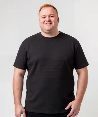 Strukturiertes T-Shirt