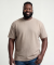 Strukturiertes T-Shirt grau