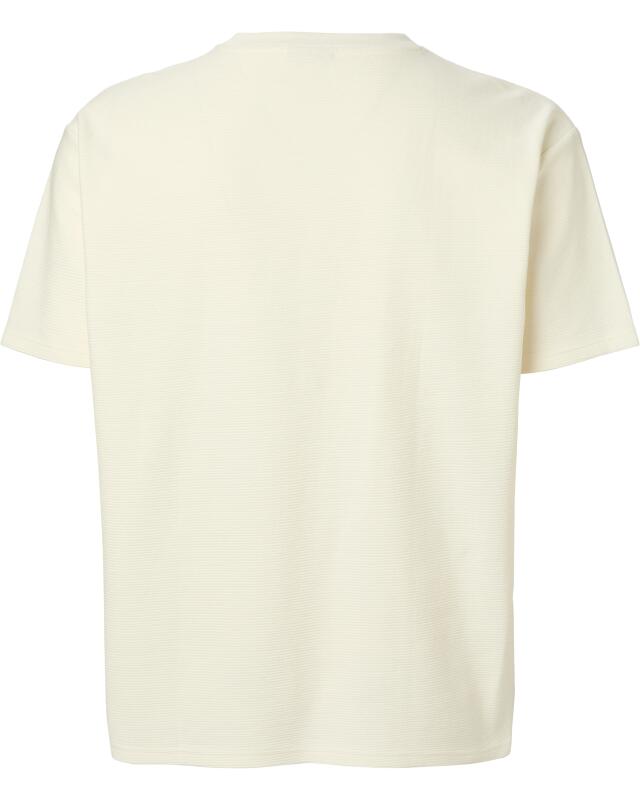 T-shirt texturé homme, blanc cassé (KiK Strukturiertes T-Shirt (offwhite)) — KiK, produit allemand authentique au Maroc