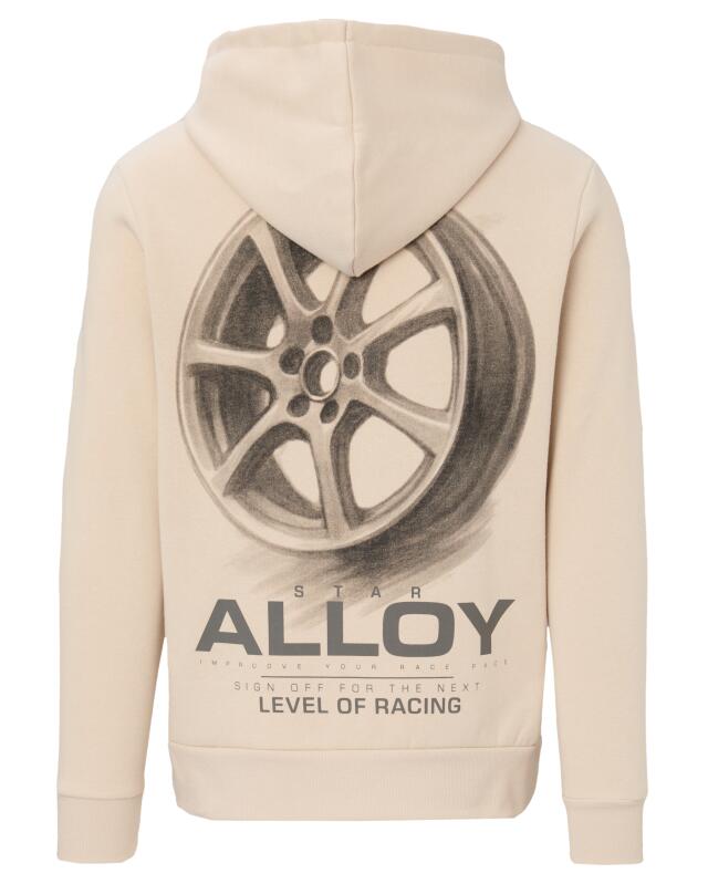 Veste sweat zippée à motif dans le dos homme, crème (KiK Sweatjacke mit Rückenmotiv (creme)) — KiK, produit allemand authentique au Maroc