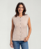 Strickweste meliert Beige melange