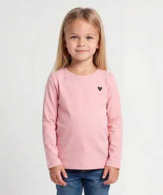 Langarmshirts mit Herzen
