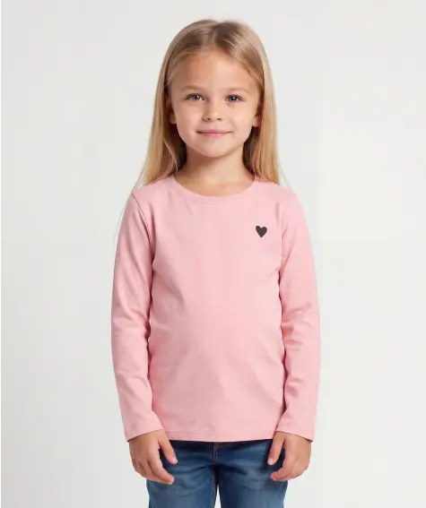 Langarmshirts mit Herzen