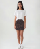 Twill rok met luipaardprint luipaardprint