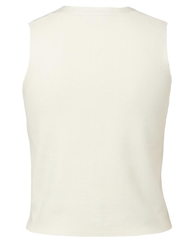 Sleeveless knit gilet for women, off-white (KiK Ärmellose Strickweste (offwhite)) — KiK, authentic German product in Morocco