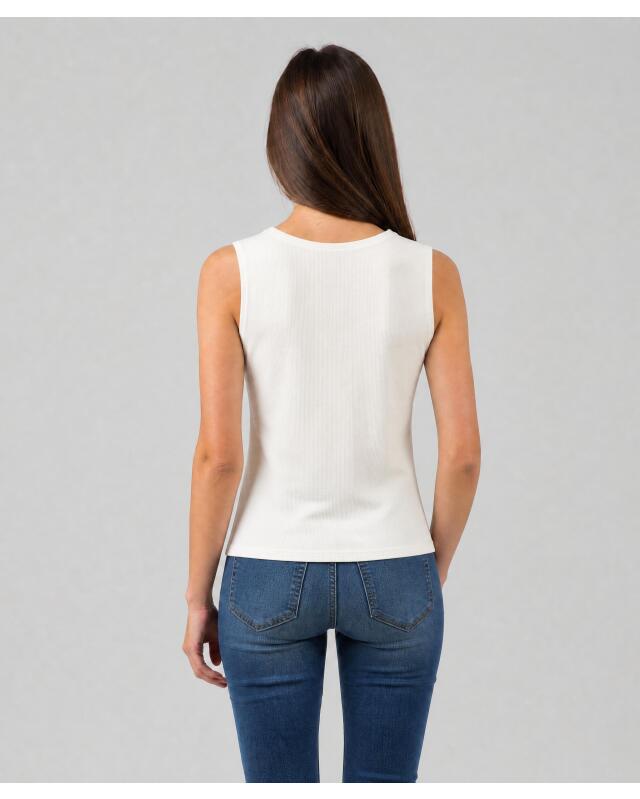 Sleeveless knit gilet for women, off-white (KiK Ärmellose Strickweste (offwhite)) — KiK, authentic German product in Morocco