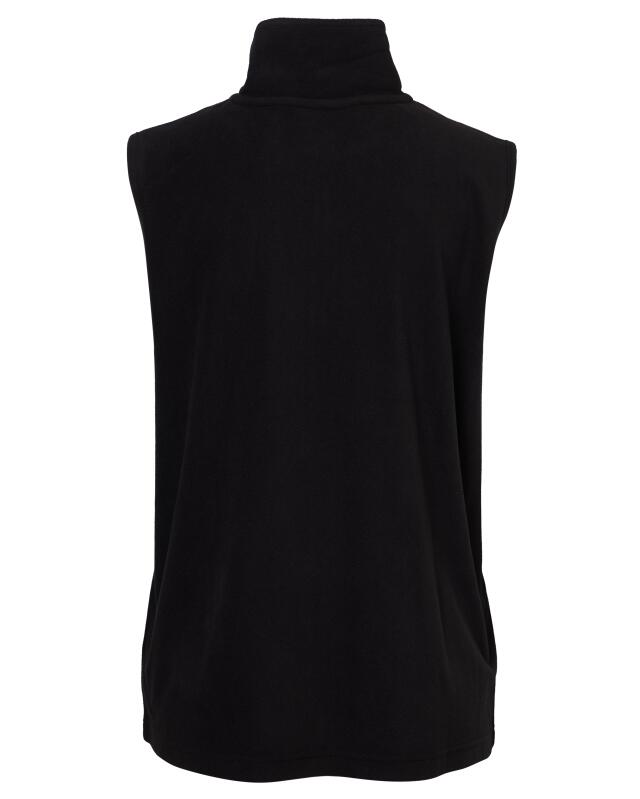Gilet sans manches polaire uni femme, noir (KiK Fleeceweste unifarben (schwarz)) — KiK, produit allemand authentique au Maroc