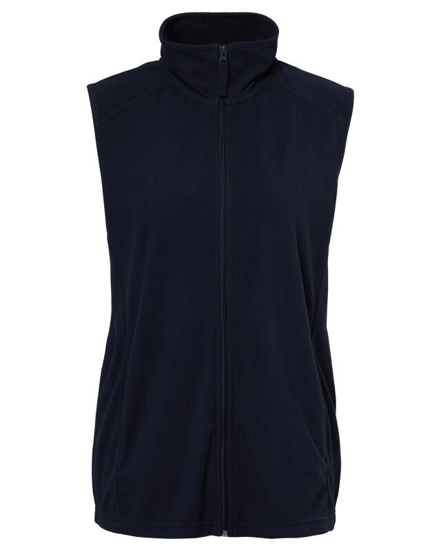 Gilet sans manches polaire uni femme, bleu marine (KiK Fleeceweste unifarben (dunkelblau)) — KiK, produit allemand authentique au Maroc