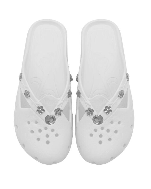 Clogs femme, blanc (KiK Clogs (weiß)) — KiK, produit allemand authentique au Maroc